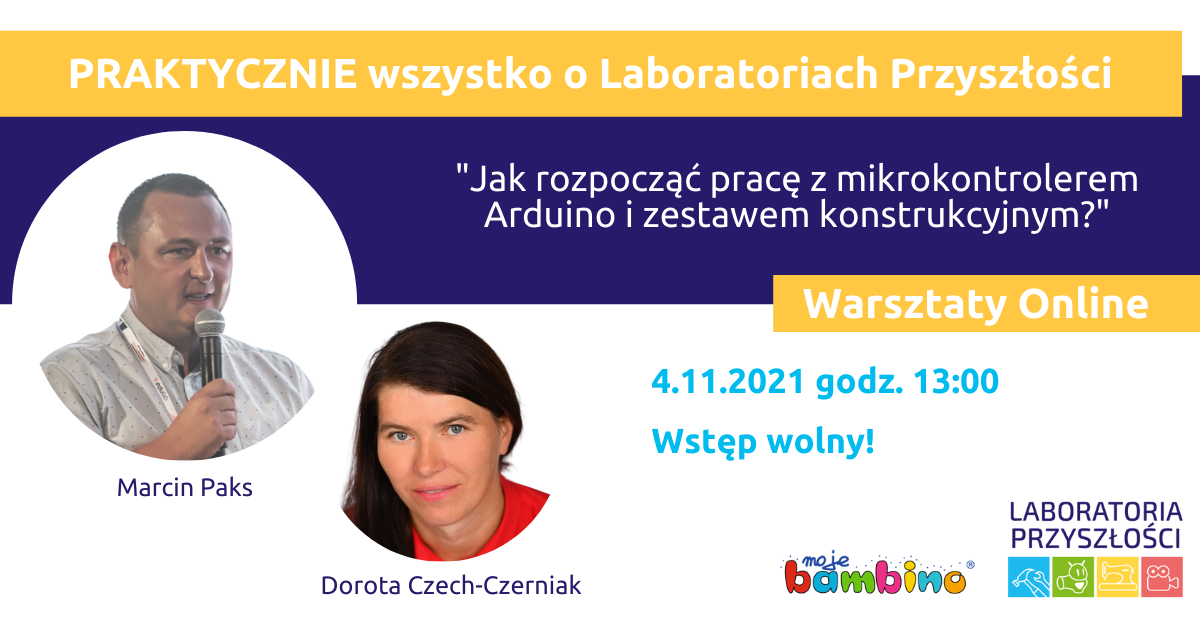 Szkolenie online - mikrokontrolery w programie laboratoria Przyszłości