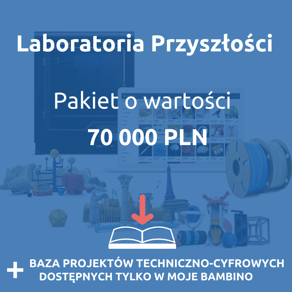 pakiet i baza projektów techniczno-cyfrowych do kupienia w Programie Laboratoria Przyszłości